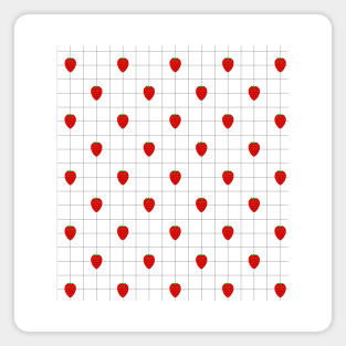 STRAWBERRY GRID Magnet